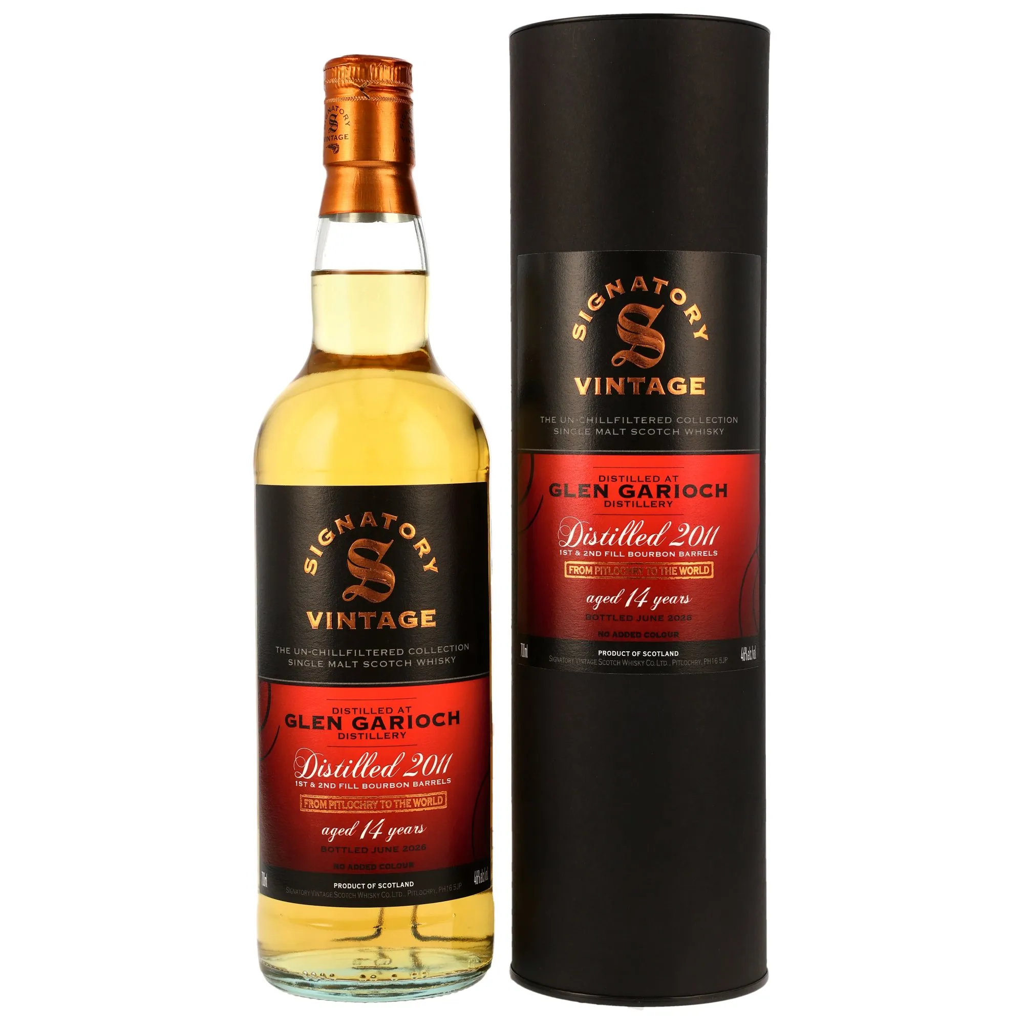 Glen Garioch 2011/2026 - 14 Jahre - 1st and 2nd Fill Bourbon Barrels - Sig un-chill
