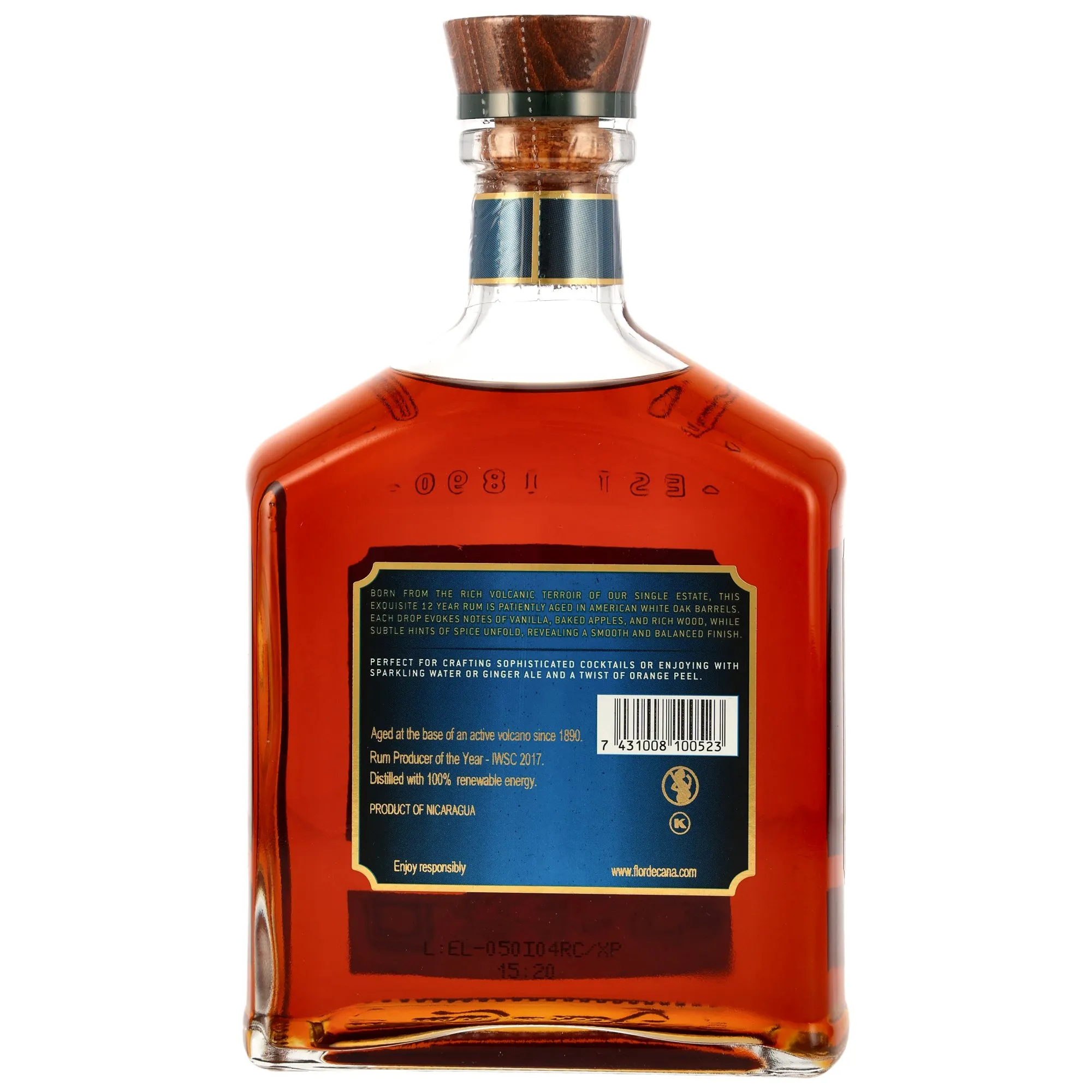Flor de Cana Rum 12 Year Old - 37,5%