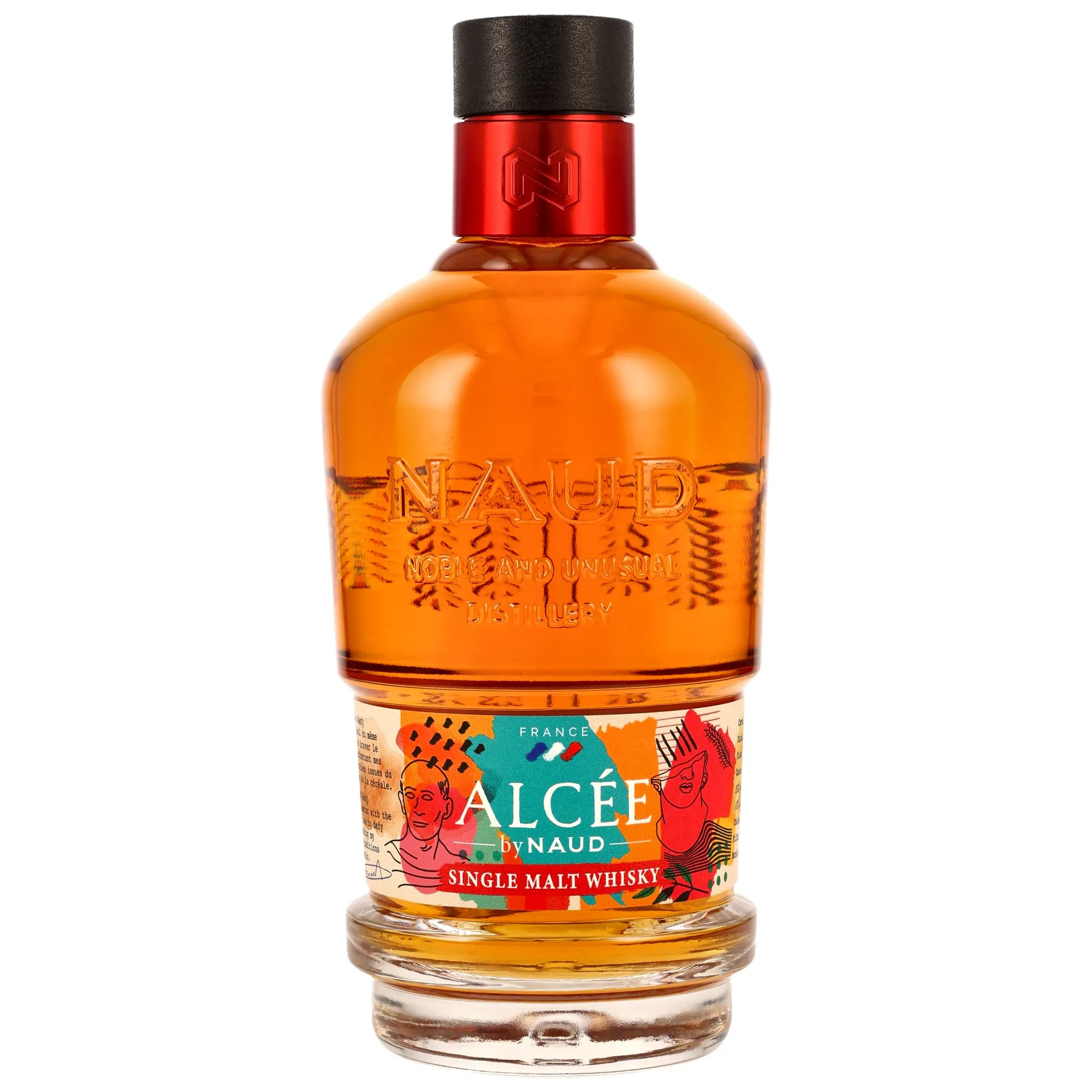 Distillerie Naud Alcee French Single Malt Whisky 3 Year Old, Bourbon, Regenerated American Oak, Cognac & French Whisky Cask, 45%