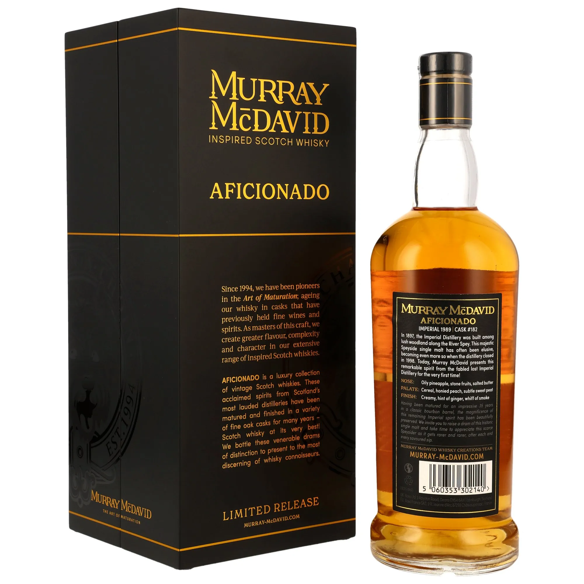 Imperial 1989/2025 - 35 Jahre - Aficionado - Bourbon Barrel #182 - Murray McDavid