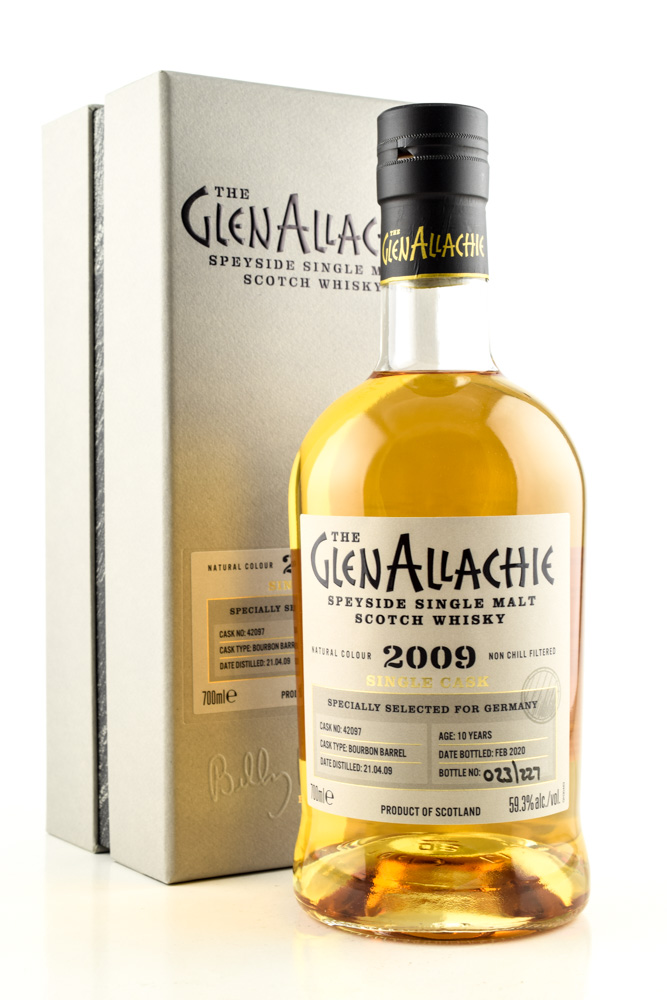 GlenAllachie 10 year old Bourbon Barrel #42097 59,3%vol. 0,7l