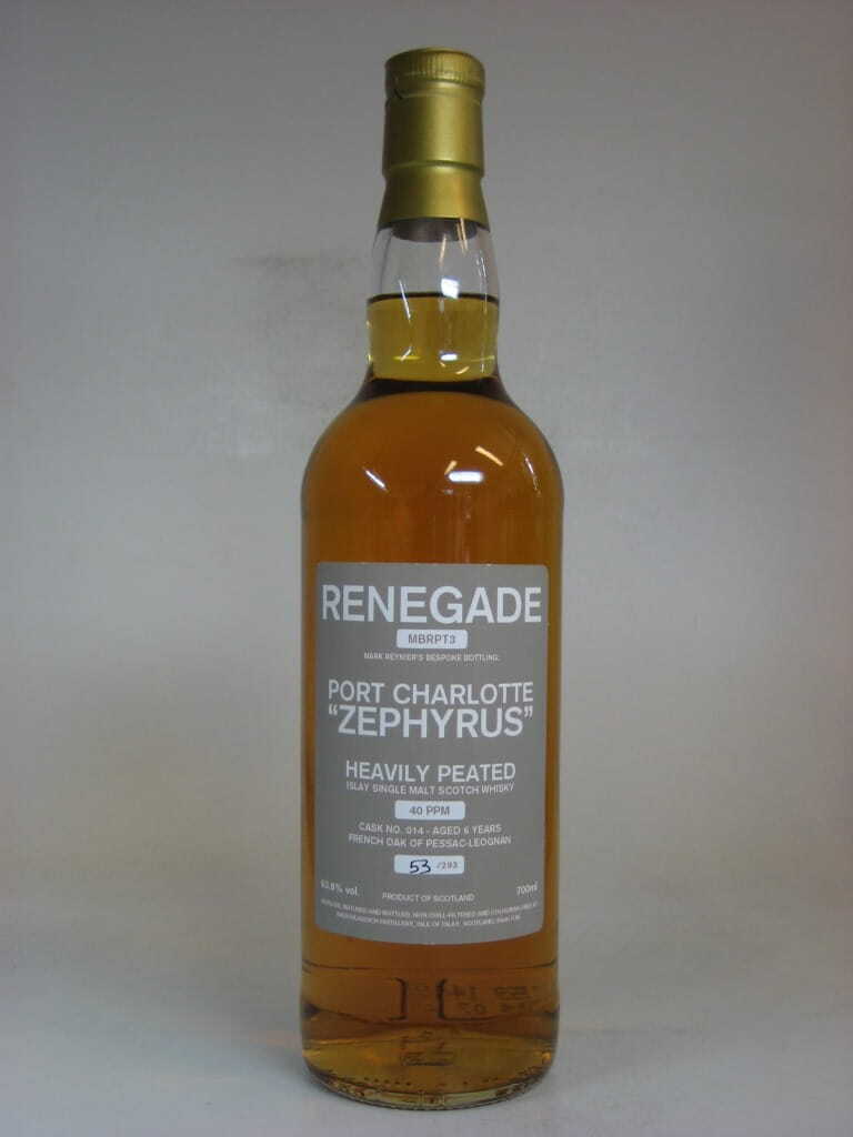 Port Charlotte 6 Jahre Zephrus Cask #014 63,8%vol. 0,7l