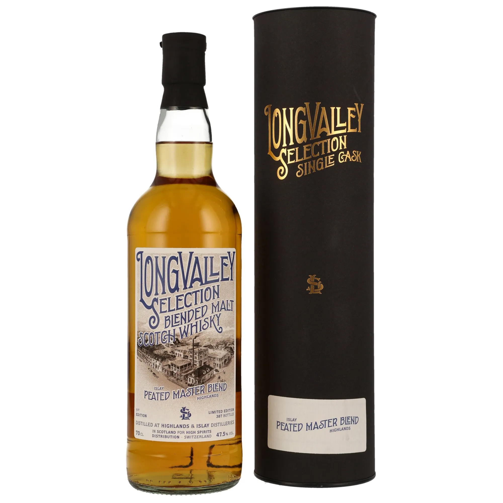 Langatun LongValley Selection Islay Peated Master Blend 2023, Langatun, 47.5%