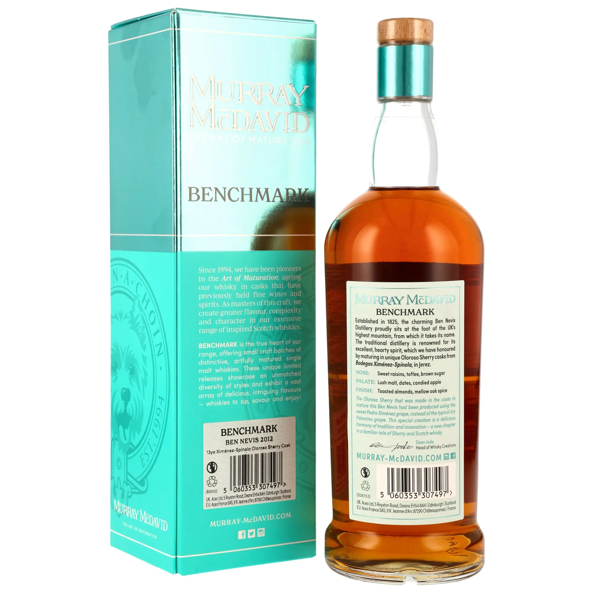 Ben Nevis 2012/2026 - 13 Year Old - Oloroso Cask - Murray McDavid