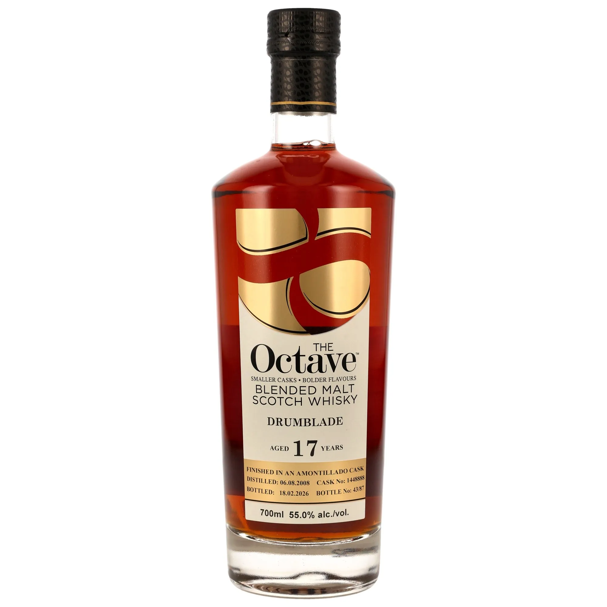Drumblade 2008/2026 - 17 Jahre - Amontillado Sherry Cask Finish #1448888 - Octave (Duncan Taylor)