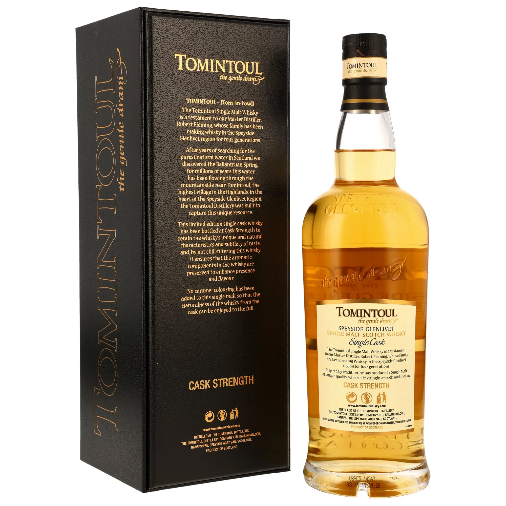 Tomintoul 2016/2026 - 10 Jahre - 1st Fill Bourbon Cask #5825 - 50th Anniversary Kirsch Import