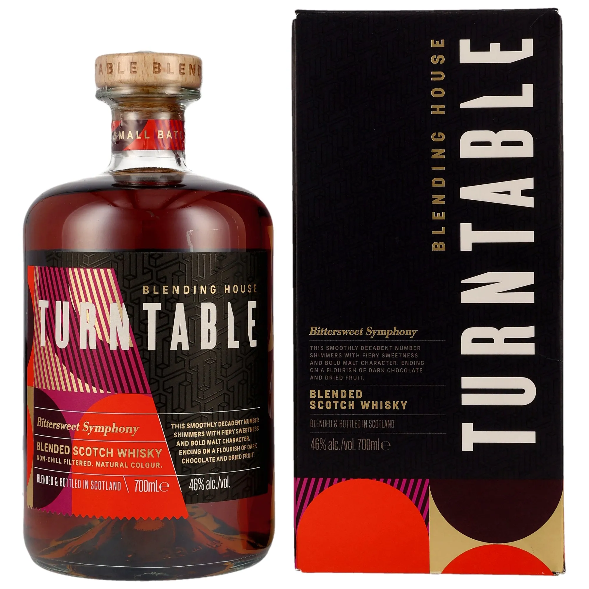 Turntable Bittersweet Symphony, Sherry & Virgin Oak Cask, Turntable Spirits, 46%