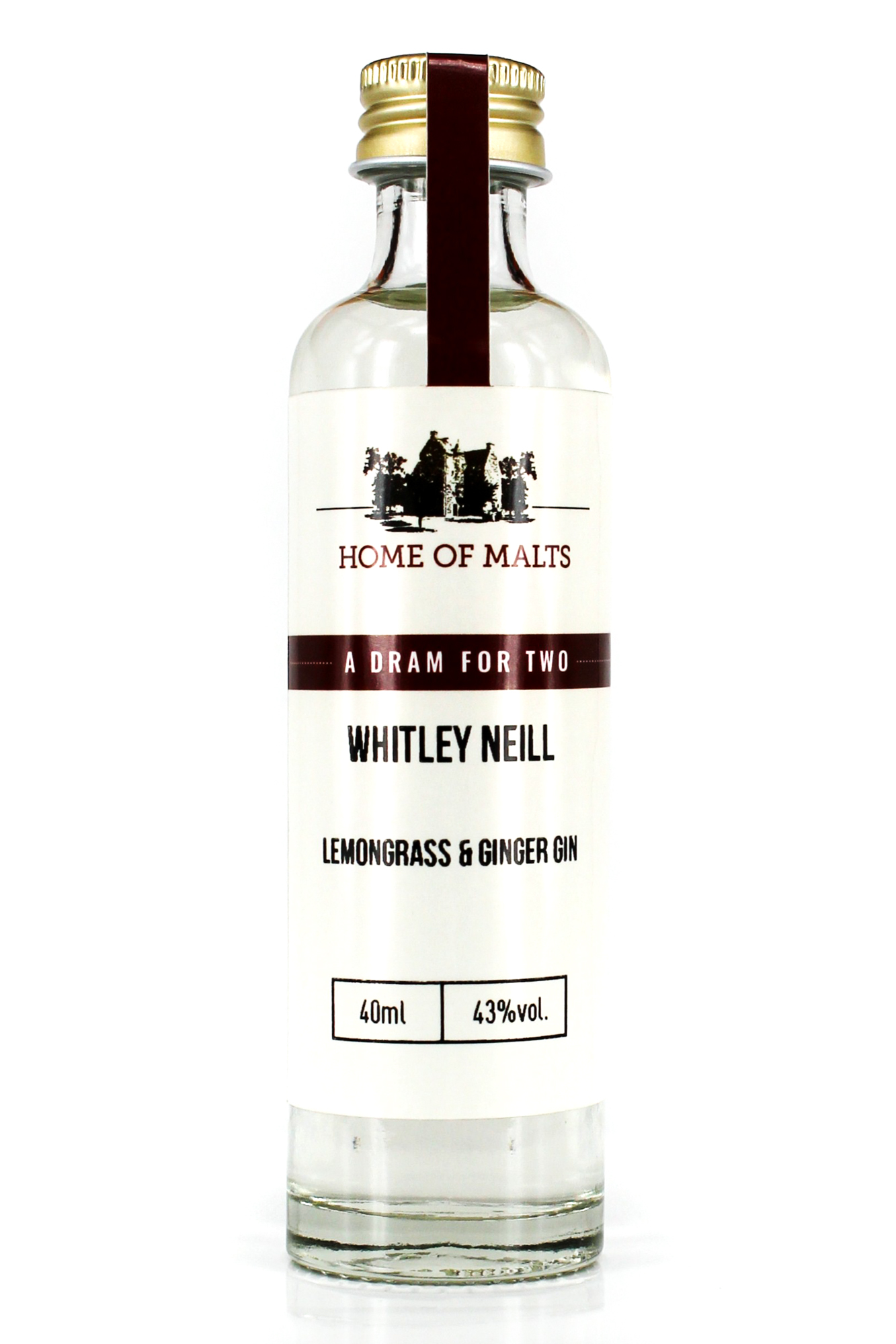 Whitley Neill Lemongrass & Ginger Gin 43%vol. Sample 0,04l