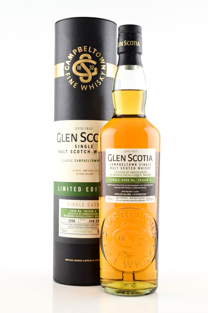 Glen Scotia Vintage 2006 Single Cask 16 / 558-2 55.7% vol. 0,7l