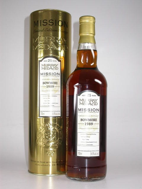 Bowmore 1989/2010 Sherry Murray McDavid Gold Series 54,5%vol. 0,7l