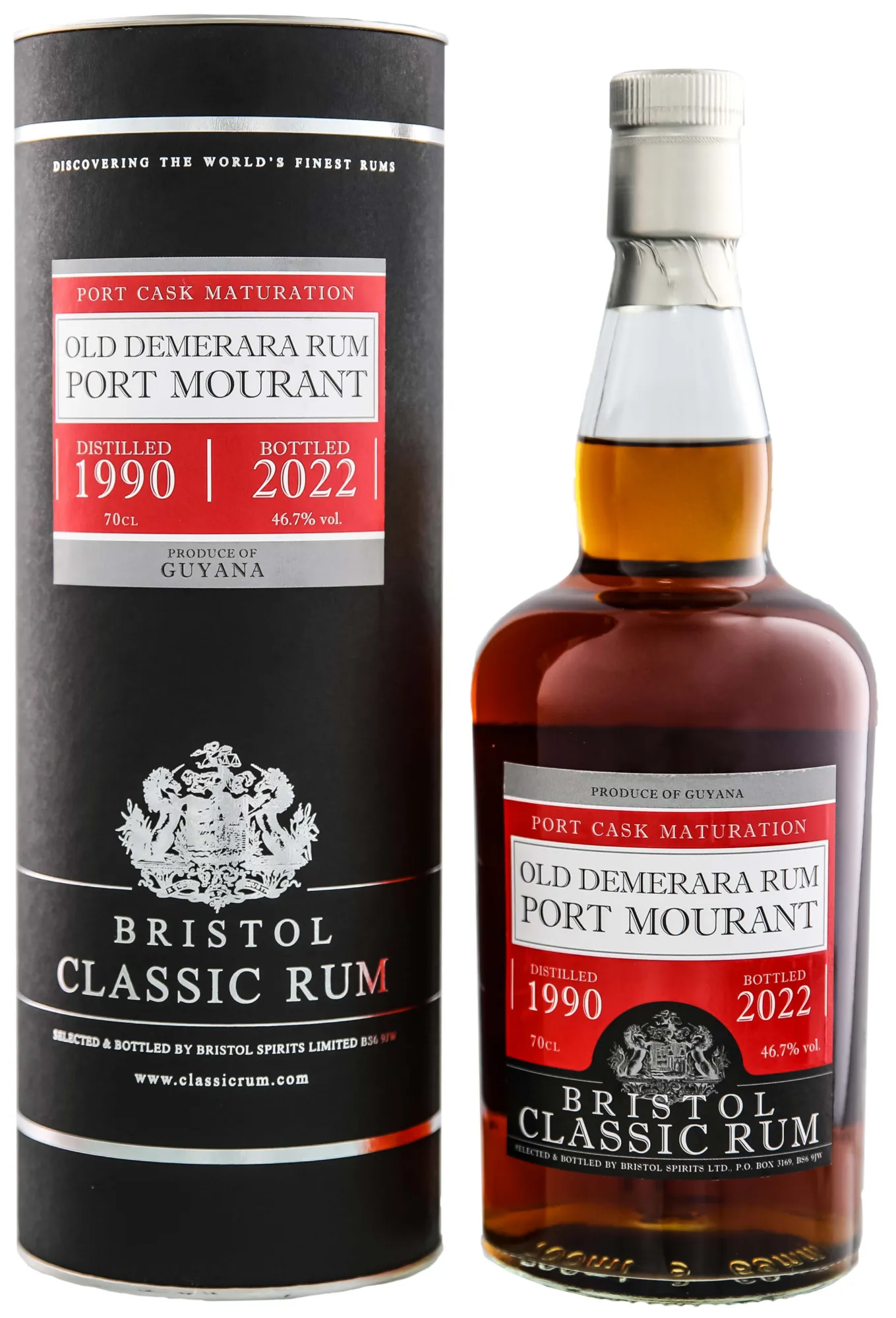 Bristol Port Mourant Guyana 1990/2022 Port Finish 0,7L -GB-