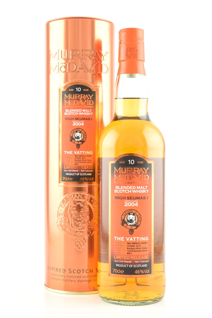 Righ Seumas I 10 Year Old 2004/2015 Murray McDavid 46% vol. 0,7l