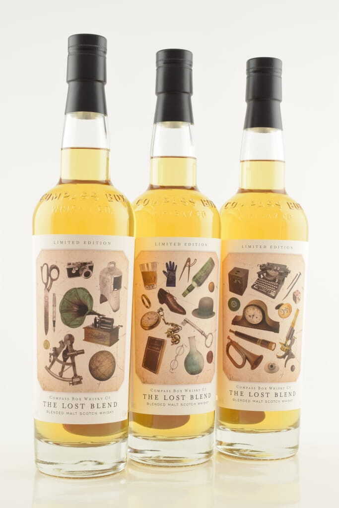 The Lost Blend - Trio Compass Box 46%vol. 3x 0,7l The Lost Blend - Trio Compass Box 46%vol. 3x 0,7l
