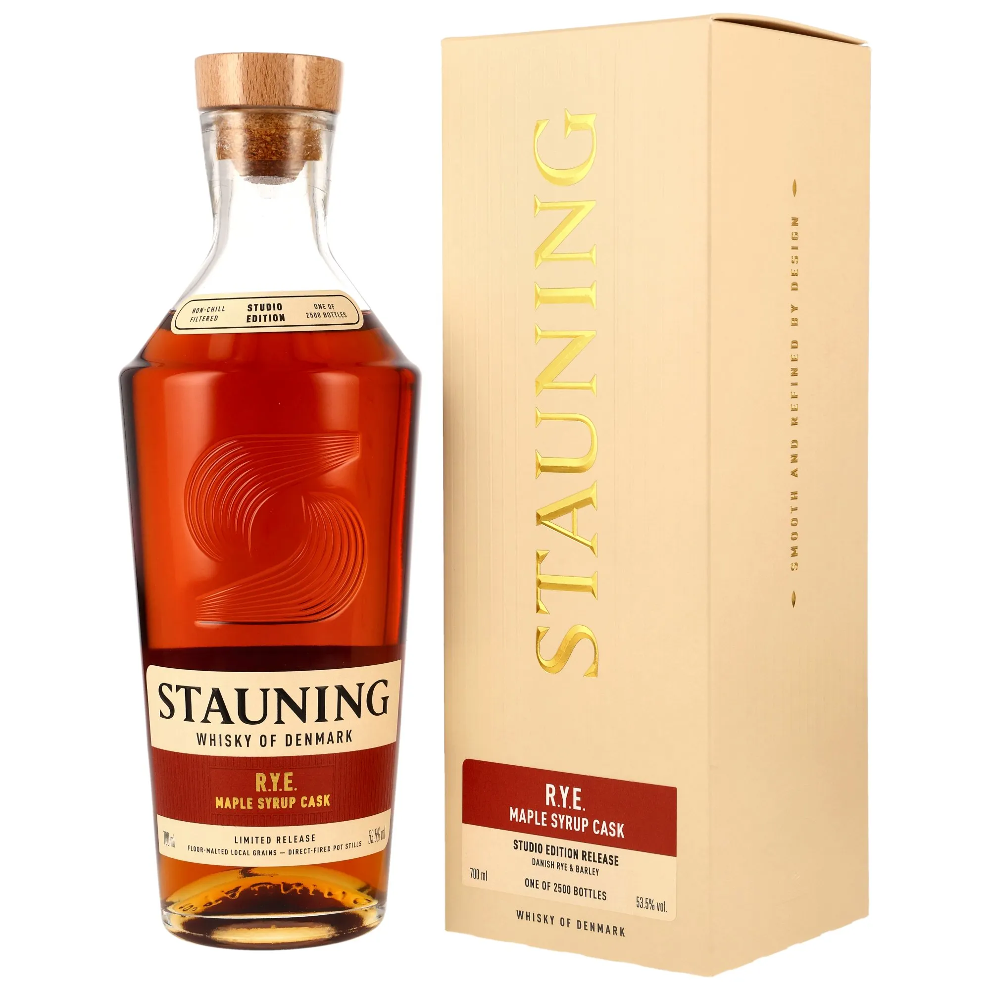 Stauning R.Y.E. (Rye) Maple Syrup Cask - Danish Whisky - Limited Release