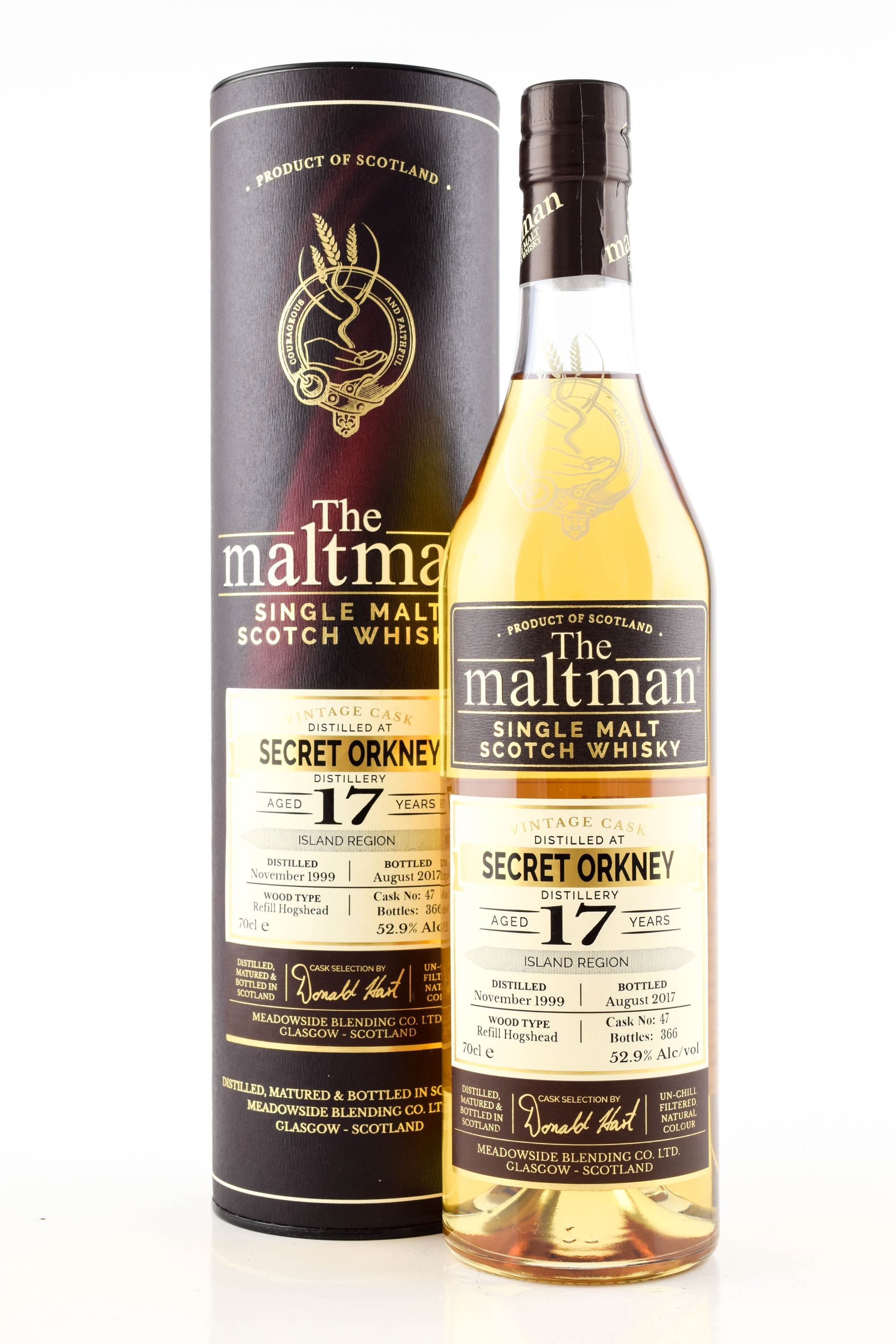 Secret Orkney 17 Jahre 1999/2017 Refill Hogshead #47 The Maltman 52,9%vol. 0,7l