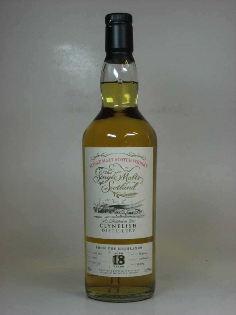Clynelish 18 Jahre 1995/2014 "The Single Malts of Scotland" 57,5%vol. 0,7l