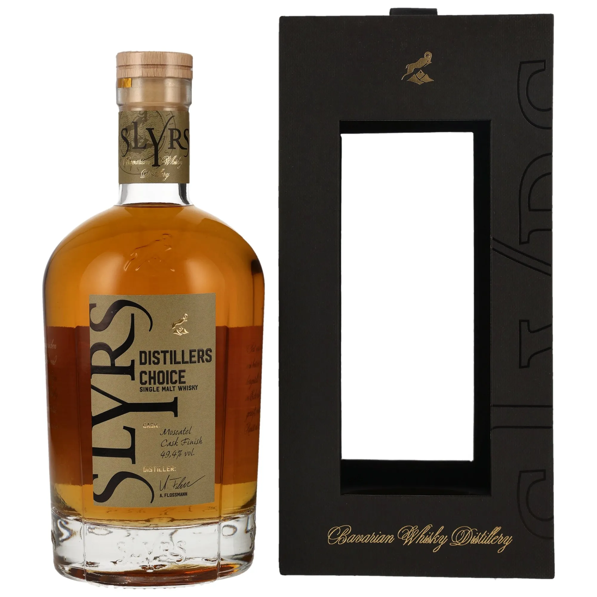 Slyrs Distillers Choice Moscatel Cask Finish 5 Year Old, American White Oak & Moscatel Cask, Batch No. LDC24C, 2023, 49.4%