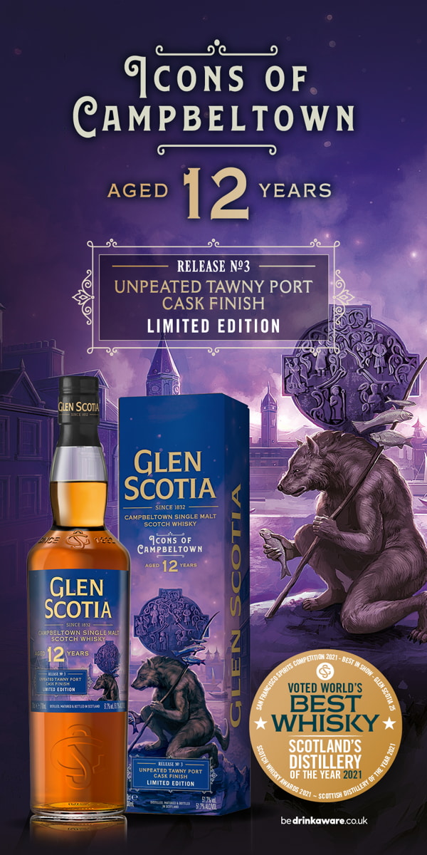Glen Scotia 12 year old Icons of Campbeltown No. 3 - The Wulver Release Glen Scotia 12 year old Icons of Campbeltown No. 3 - The Wulver Release