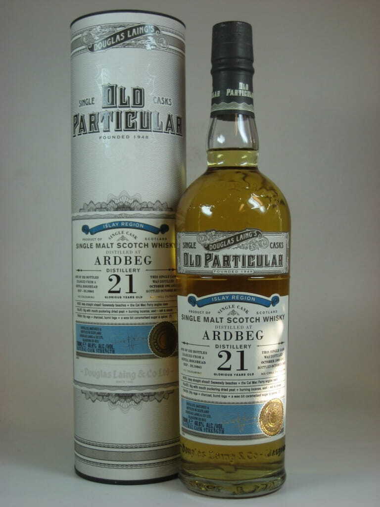 Ardbeg 21 Jahre Refill Hogshead 1992/2013 Douglas Laing "Old Particular" 48,6%vol. 0,7l