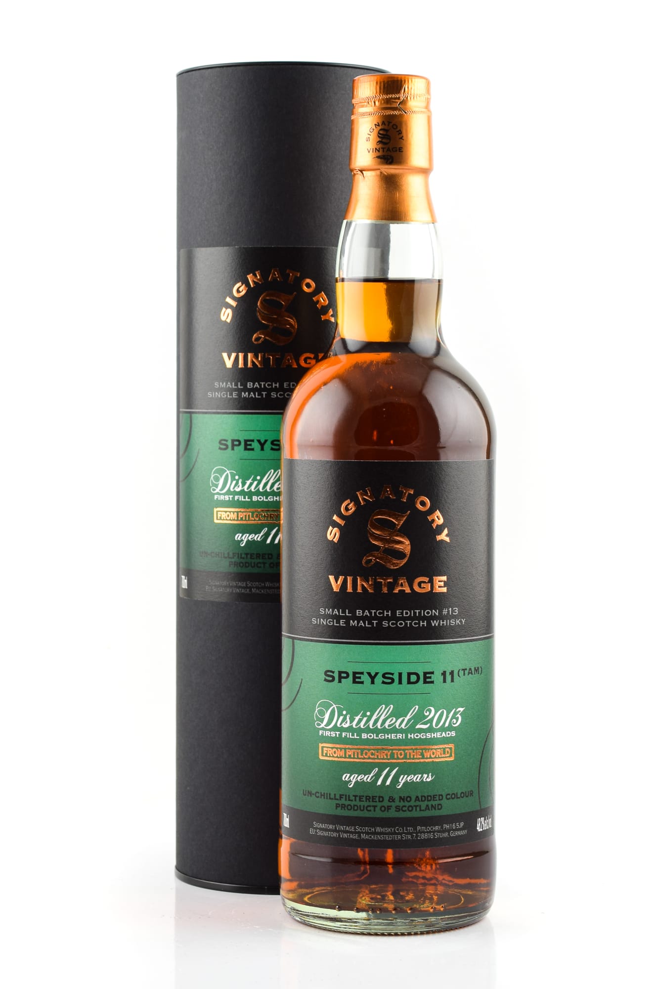 Secret Speyside (TAM) 11 Jahre Small Batch Edition #13 Signatory Secret Speyside (TAM) 11 Jahre Small Batch Edition #13 Signatory
