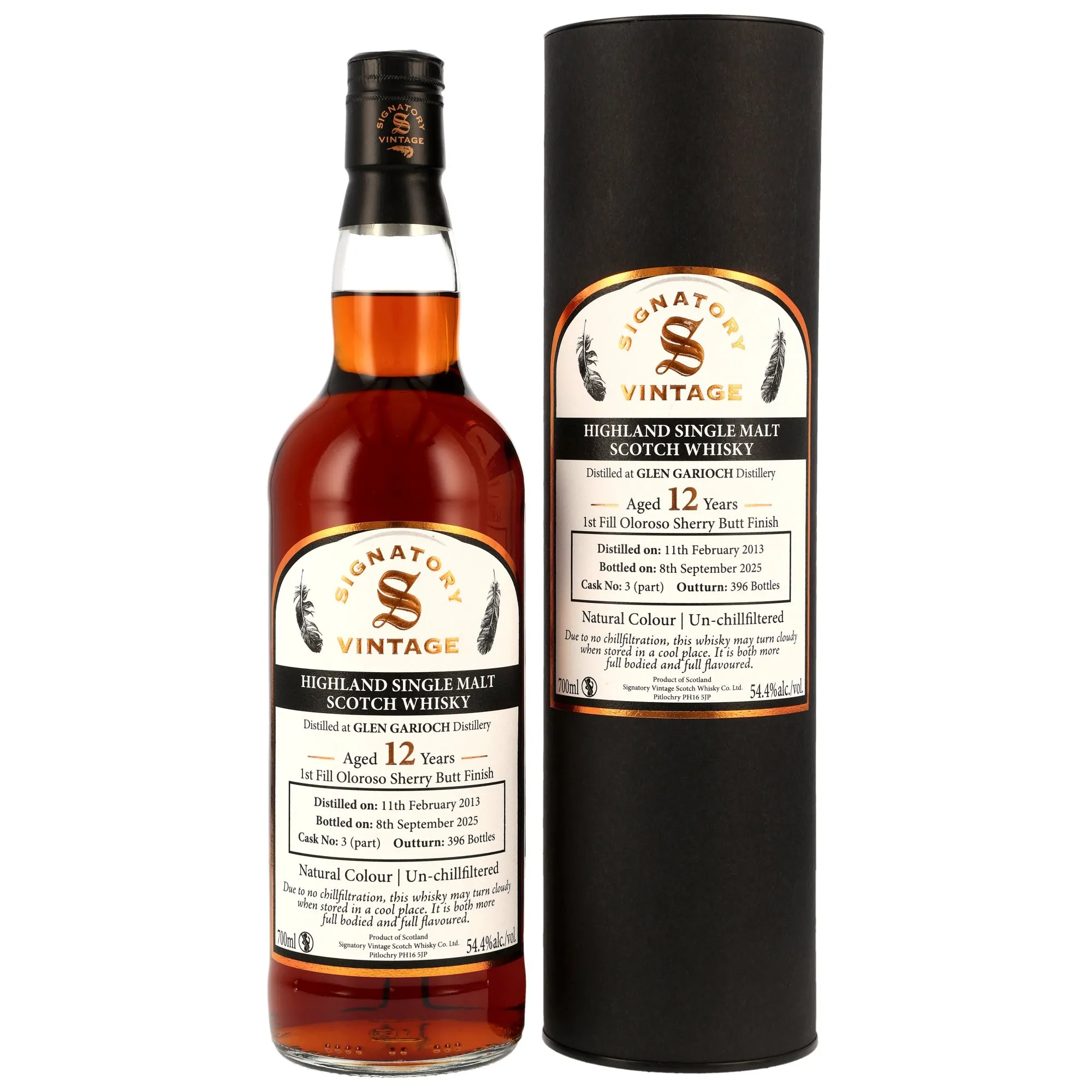 Glen Garioch 2013/2025 - 12 Jahre - 1st Fill Oloroso Sherry Cask Finish #3 - Signatory