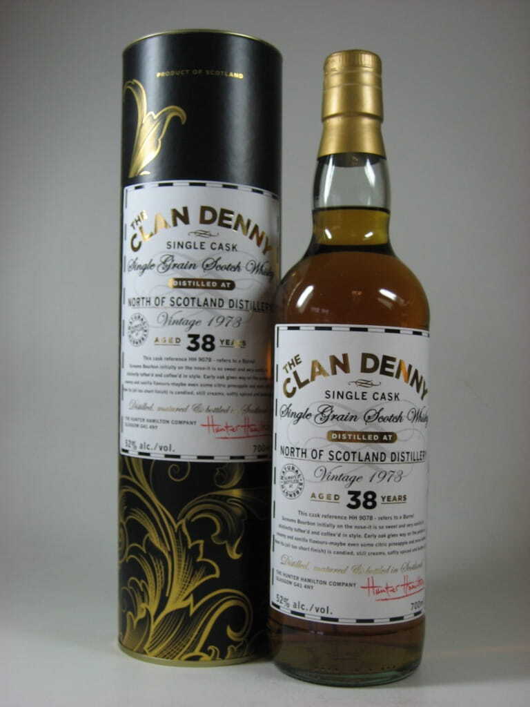 North of Scotland Distillery 38 Jahre 1973 Clan Denny 52%vol. 0,7l
