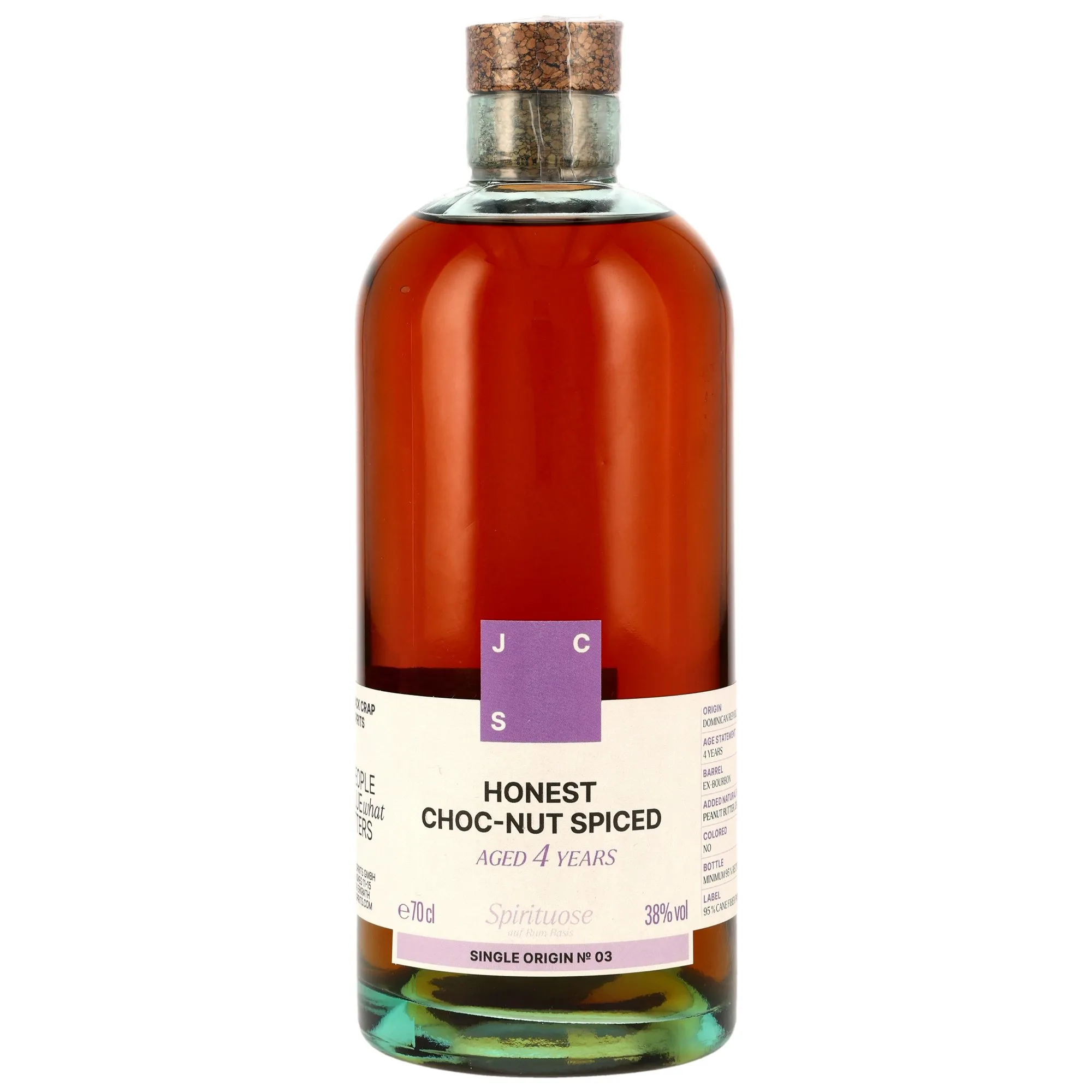 Honest Choc-Nut 4 Jahre Spiced Rum - Jack Crap Spirits (JCS)