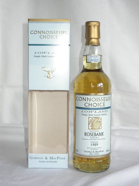 Rosebank 1989/2003 Gordon & MacPhail Connoisseurs Ch. 40%vol. 0,7l