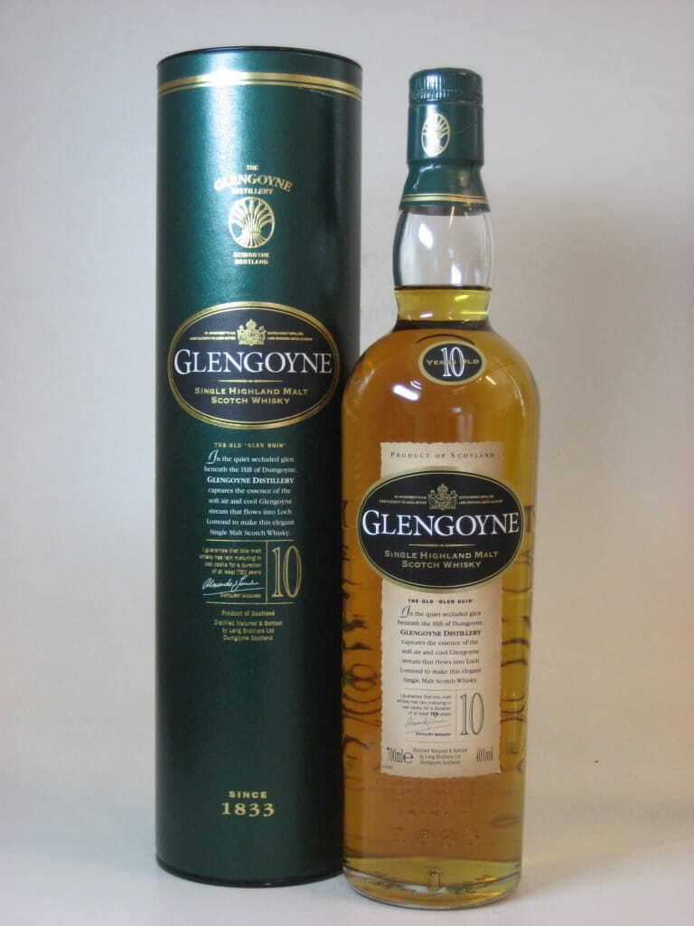 Glengoyne 10 Jahre 40%vol. 0,7l - alte Ausstattung