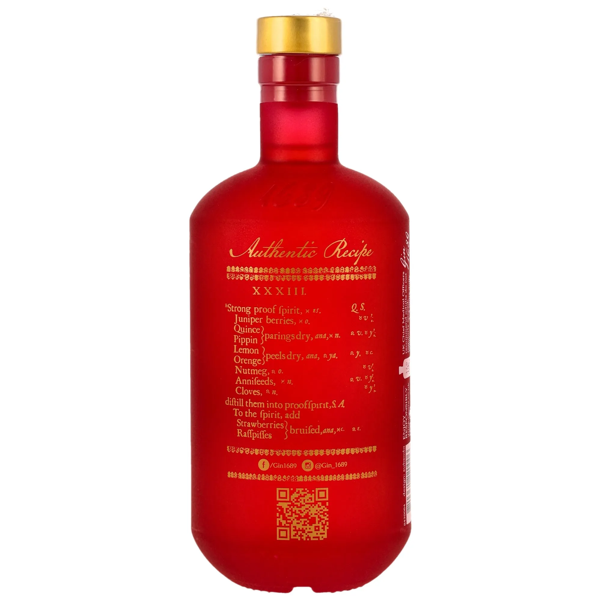Gin 1689 Authentic Dutch Pink Gin