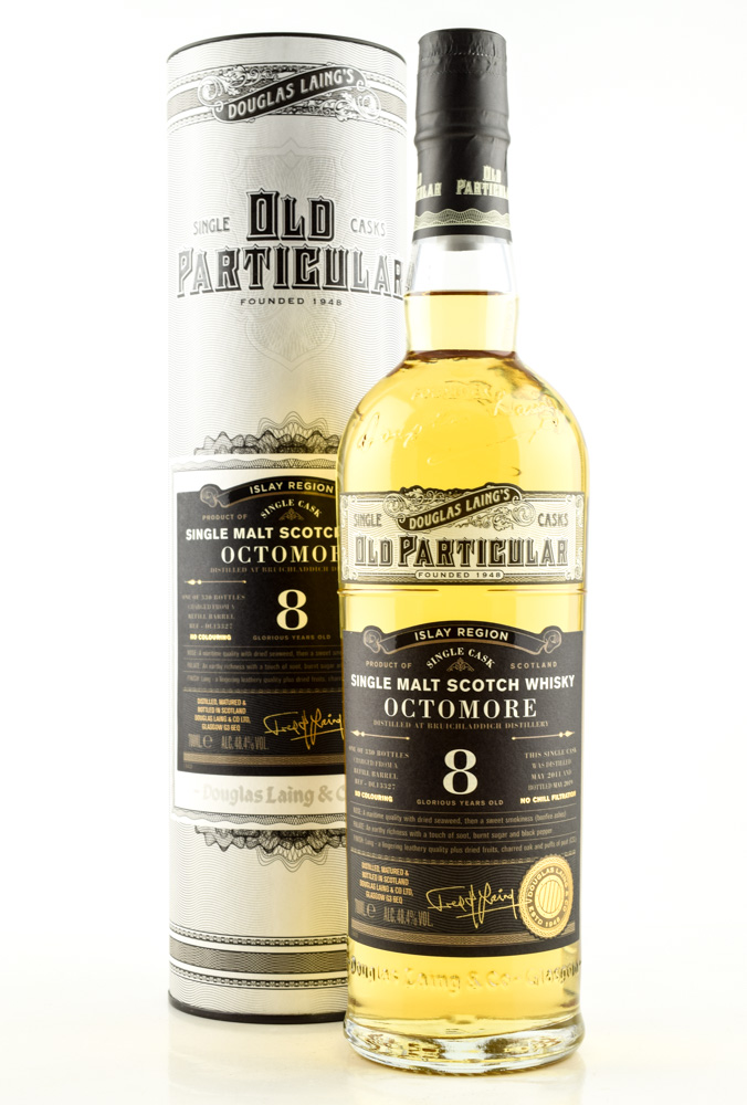 Octomore 8 Jahre Refill Barrel 2011/2019 Douglas Laing "Old Particular" 48,4%vol. 0,7l