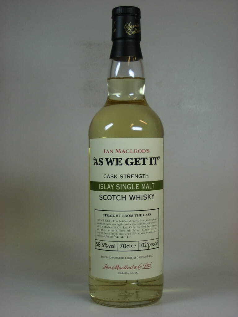 "AS WE GET IT" Islay Ian MacLeod 58,5%vol. 0,7l
