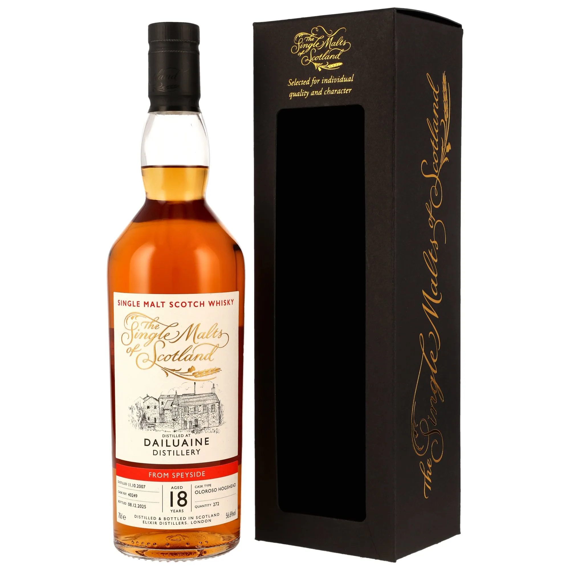 Dailuaine 2007/2025 - 18 Year Old - Oloroso Sherry Hogshead #402496 (SMoS)