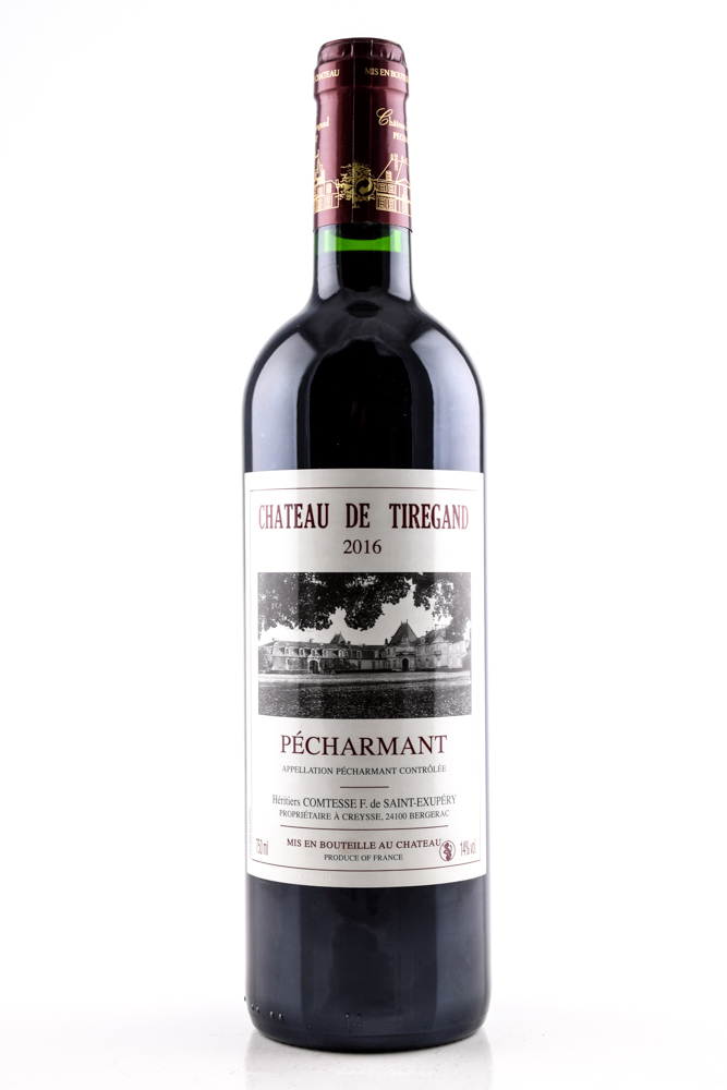 Pécharmant 2016 Bergerac Chateau de Tiregand 14%vol. 0,75l Pécharmant 2016 Bergerac Chateau de Tiregand 14%vol. 0,75l