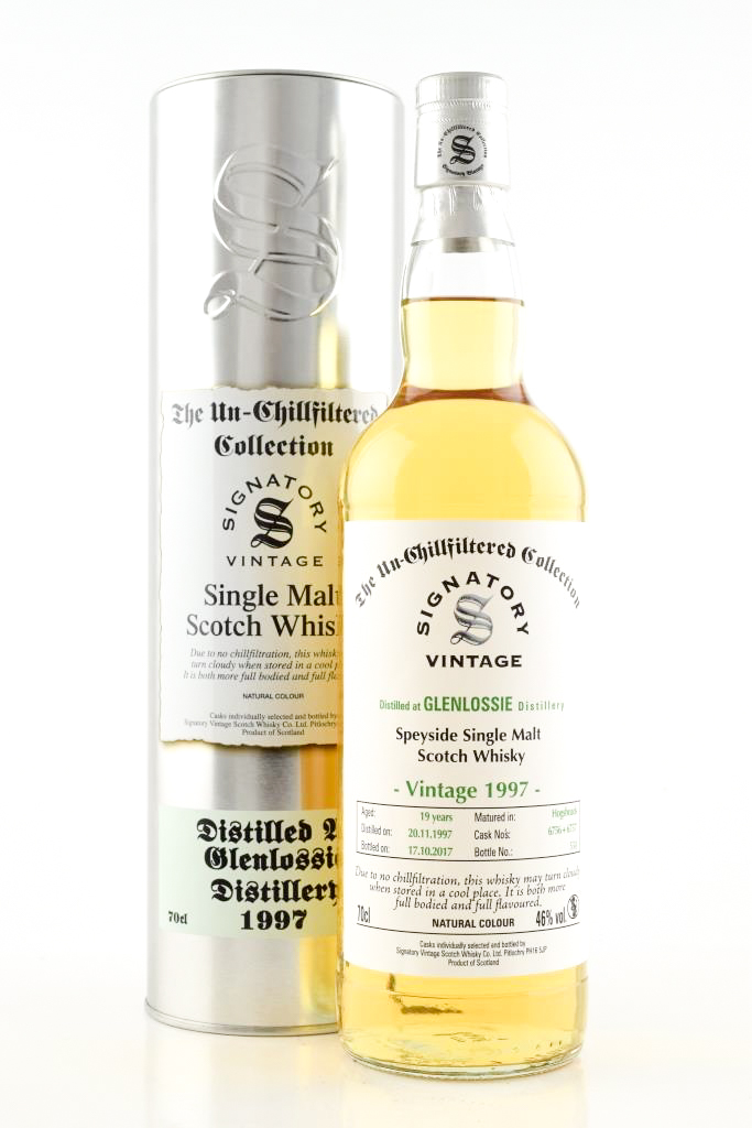 Glenlossie 19 Year Old 1997/2017 hogsheads # 6756 & # 6757 Un-chillfiltered Signatory 46% vol. 0,7l Glenlossie 19 Year Old 1997/2017 hogsheads # 6756 & # 6757 Un-chillfiltered Signatory 46% vol. 0,7l