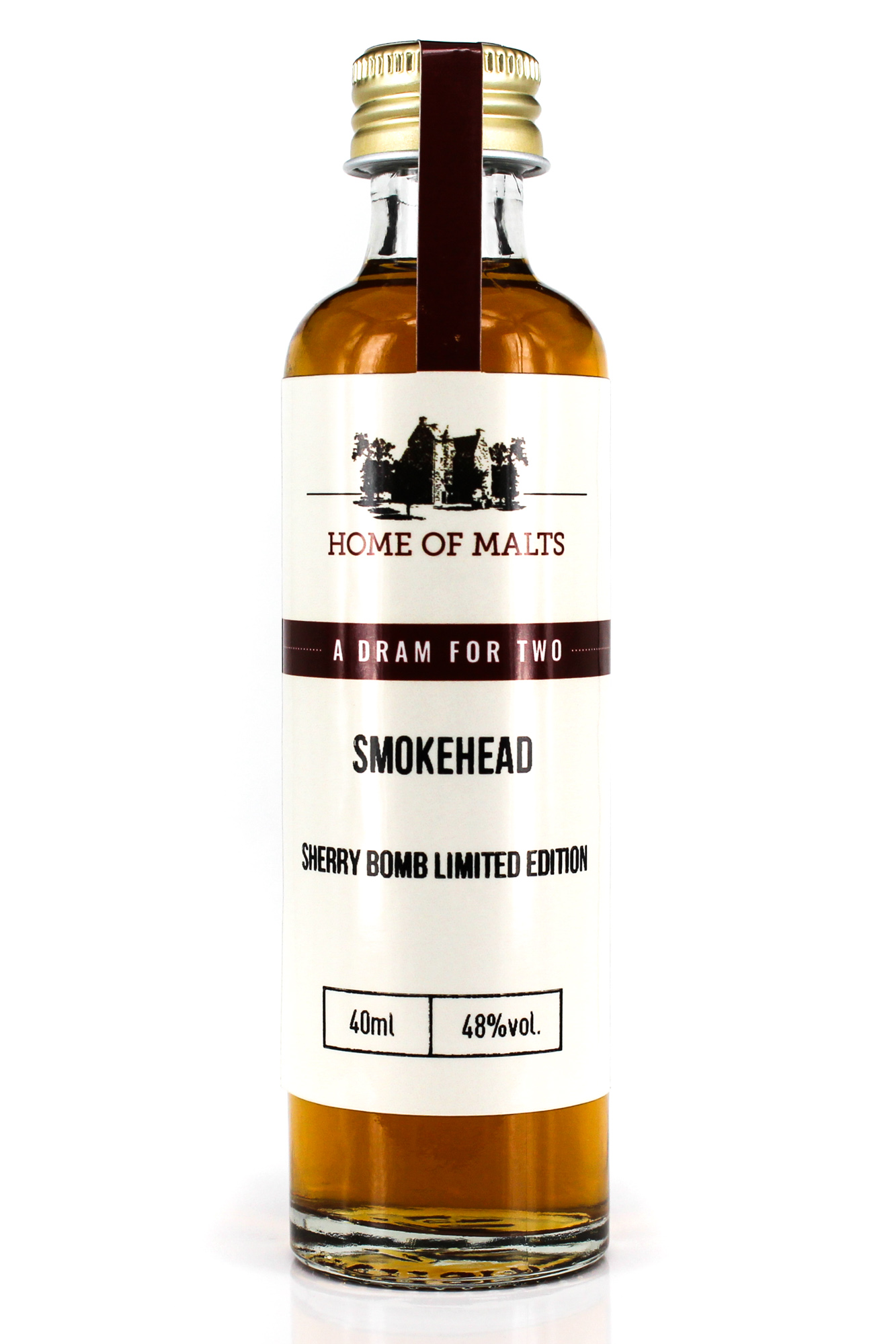 Smokehead Sherry Bomb Limited Edition 48%vol. Sample 0,04l Smokehead Sherry Bomb Limited Edition 48%vol. Sample 0,04l