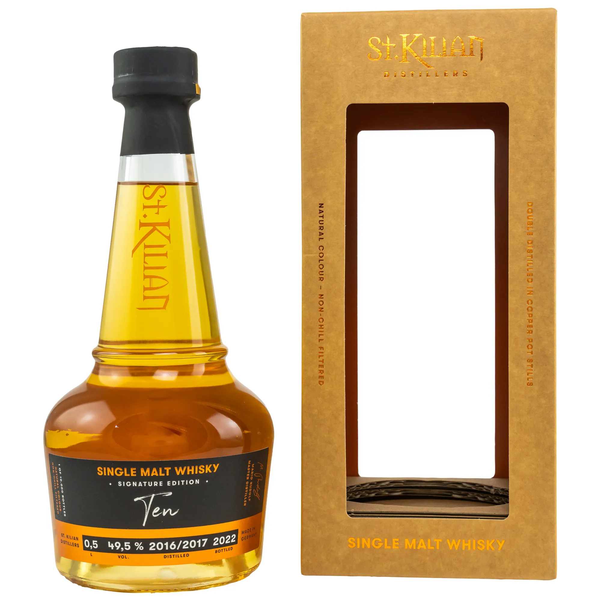 St. Kilian Distillers Signature Edition Ten 6 Year Old, Ex-Bourbon & Ex-Rum Cask, 2022, 49.5%