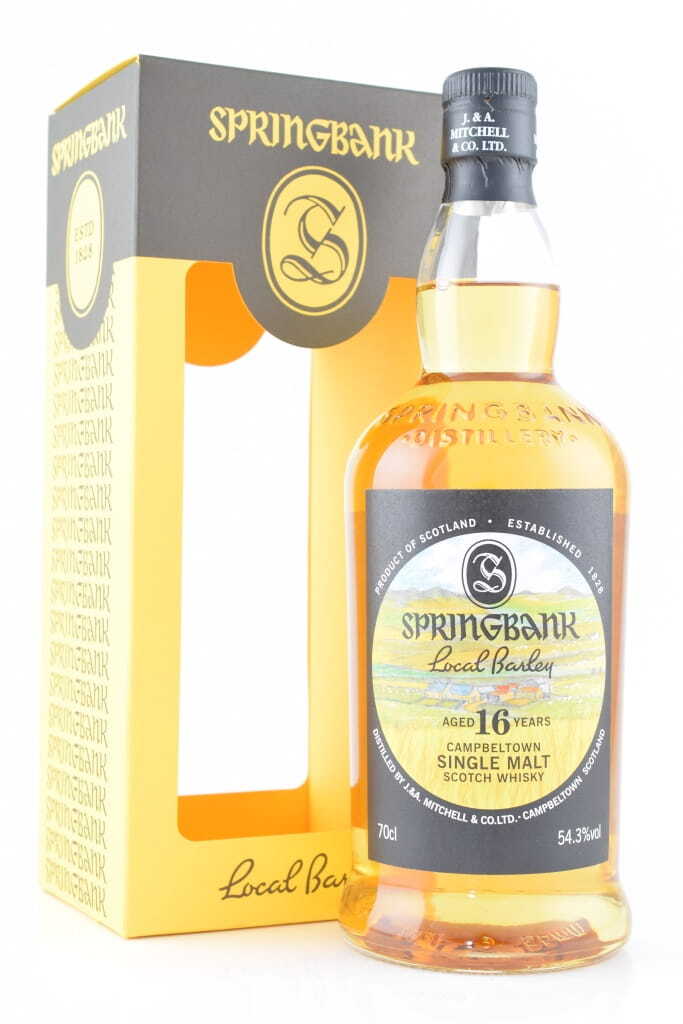 Springbank 16 Year Old Local Barley 54.3% vol. 0,7l Springbank 16 Year Old Local Barley 54.3% vol. 0,7l
