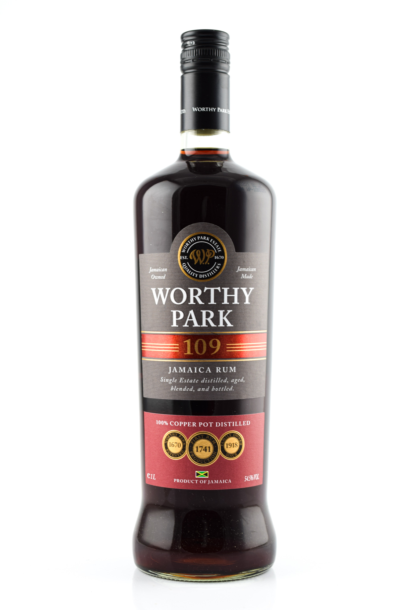Worthy Park 109 Jamaican Rum 54,5%vol. 1,0l