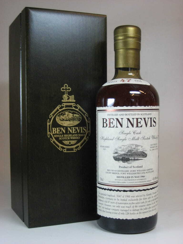 Ben Nevis 47 Jahre 1966/2013 Sherry Cask No. 3640 45,9%vol. 0,7l