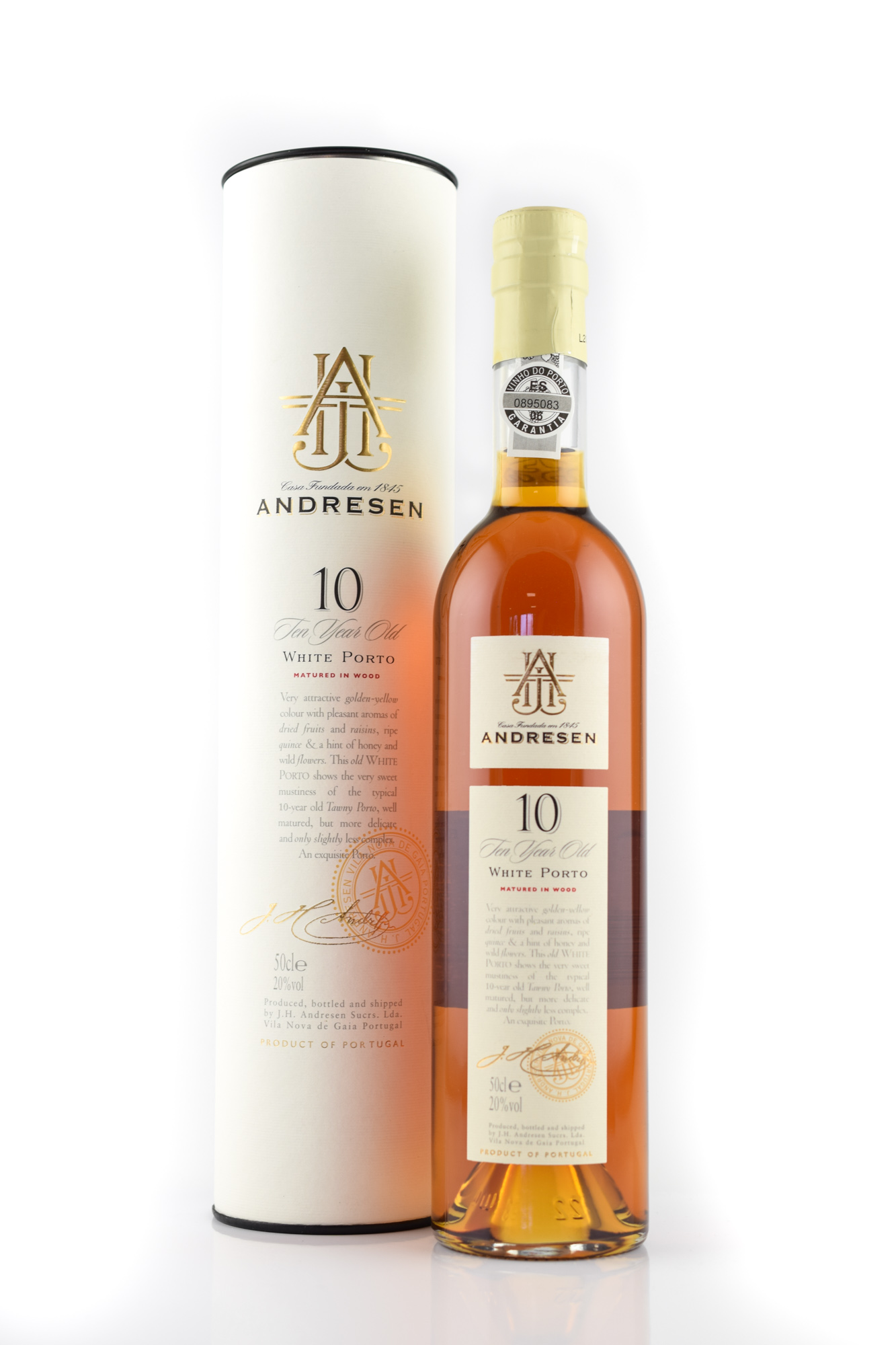 Andresen White Port 10 Jahre 20%vol. 0,5l