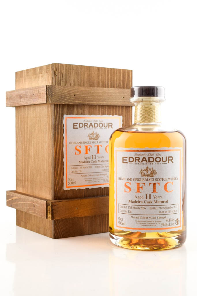 Edradour 11 Year Old 2006/2017 SFTC Madeira Cask Matured # 128 59.4% vol. 0.5l
