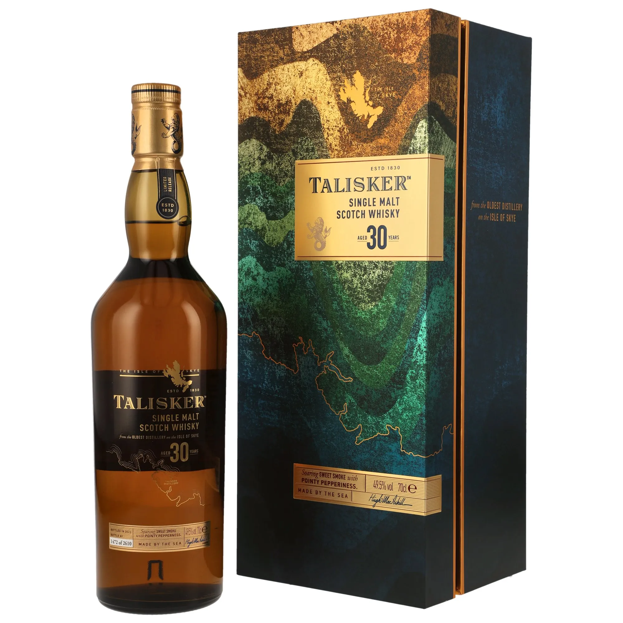 Talisker 30 Year Old, Refill American Oak Cask, 2023, 49.5%