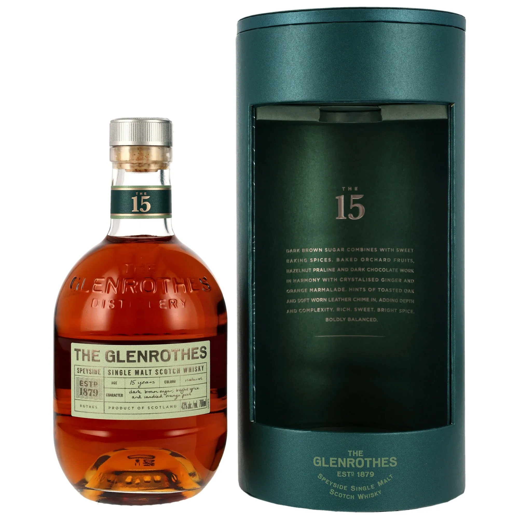 Glenrothes 15 Jahre Single Malt - European Oak Sherry Seasoned Cask