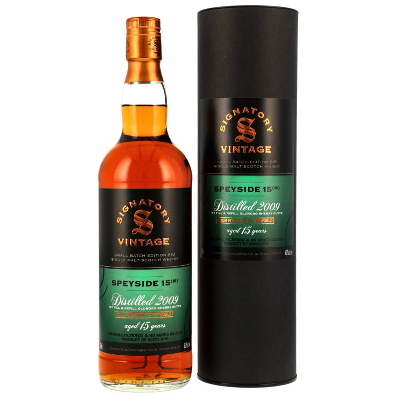 Speyside (M) 15 Jahre Small Batch Edition #18 Signatory