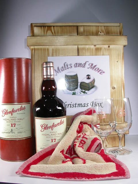 Christmas Box Glenfarclas - mit 2 Nosing-Gläsern und Bartuch