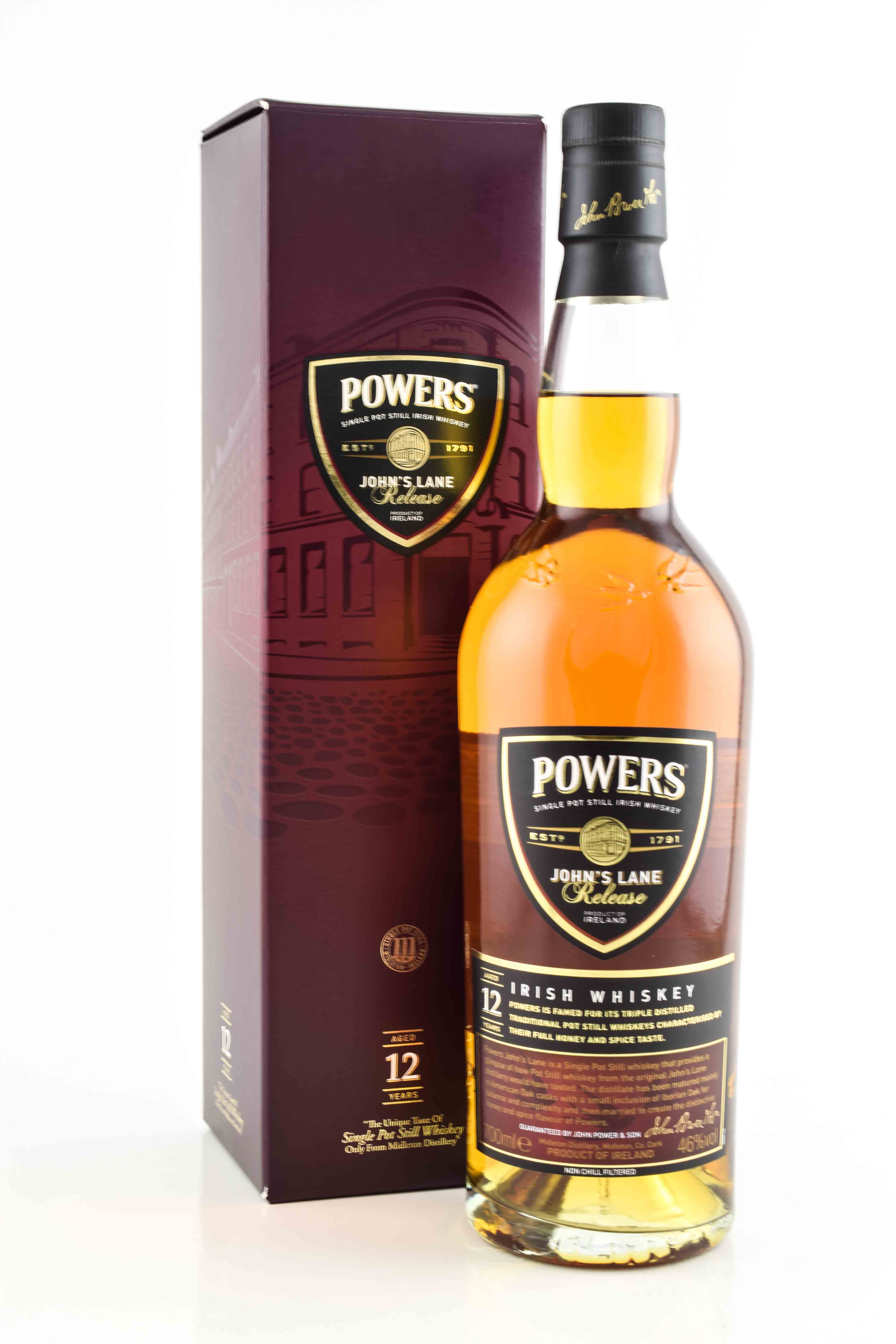*Powers 12 Jahre John's Lane Release 46%vol. 0,7l - ohne Geschenkpackung