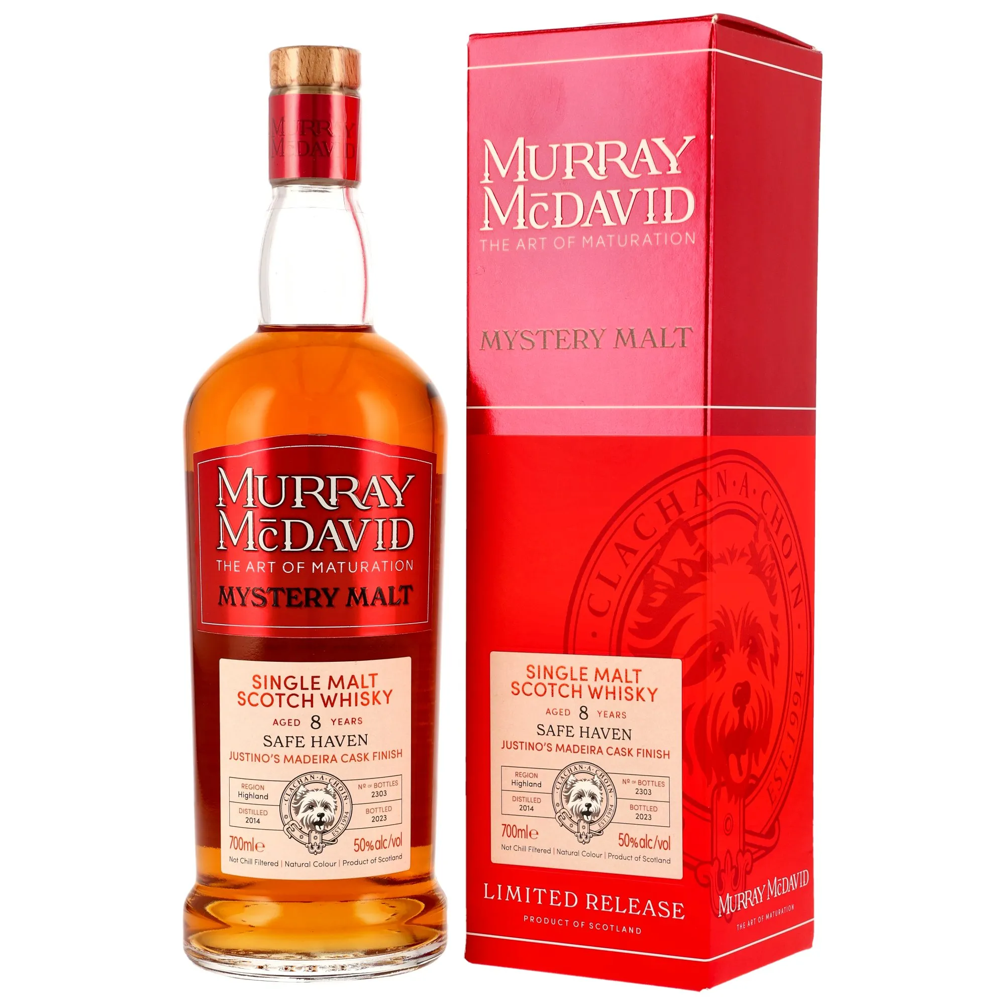 Ledaig Safe Haven 8 Year Old, Madeira Cask, 2014, Murray McDavid, 50%