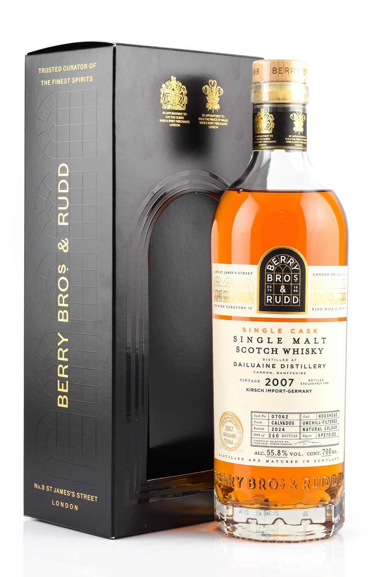 Dailuaine 2007/2024 Calvados Cask #07062 Finish Berry Bros. & Rudd
