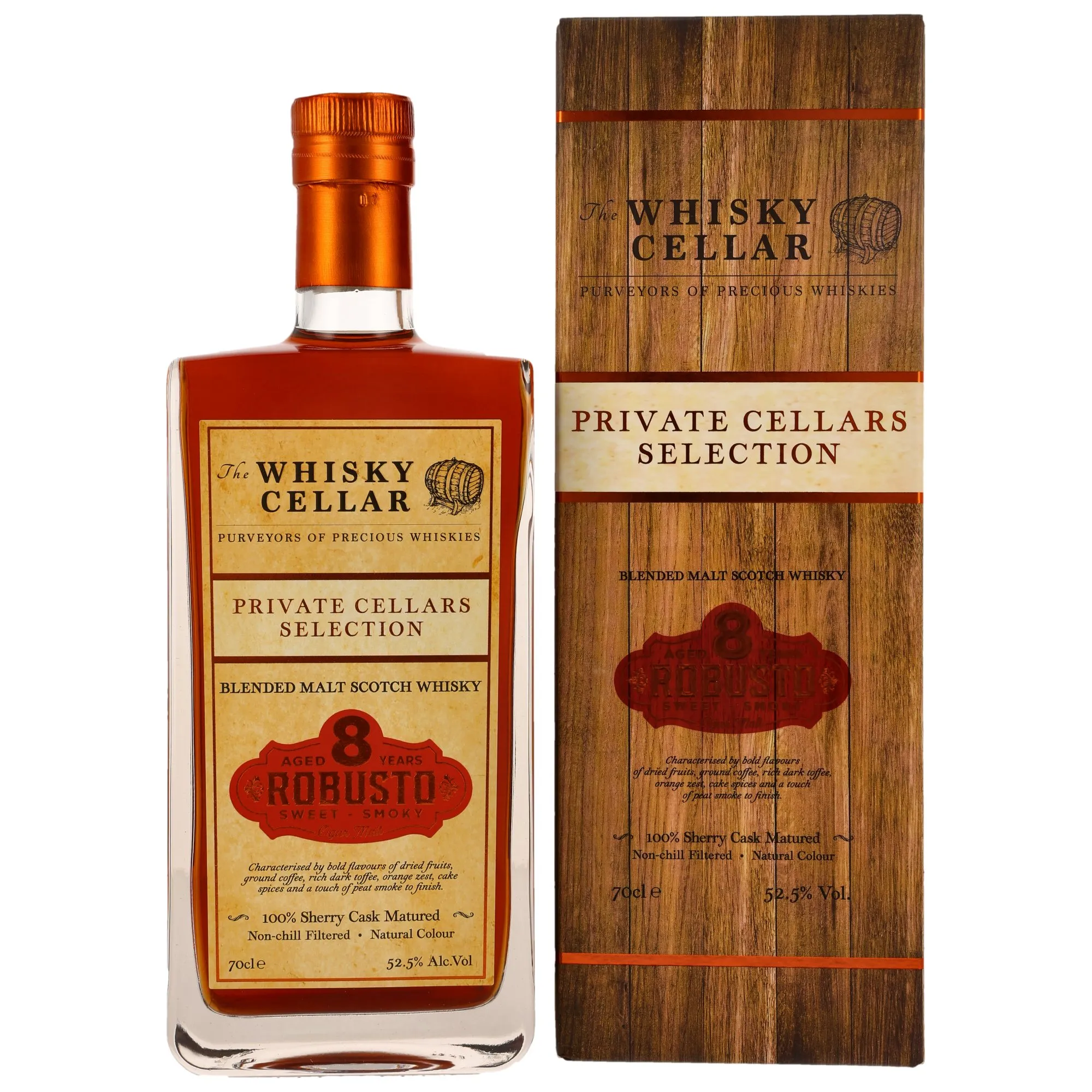 Whisky Cellar Private Cellars Selection Robusto 8 Year Old, Sherry Cask, The Whisky Cellar, 52.5%